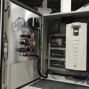 لوحة تحكم مضخات + عدادات ضغط