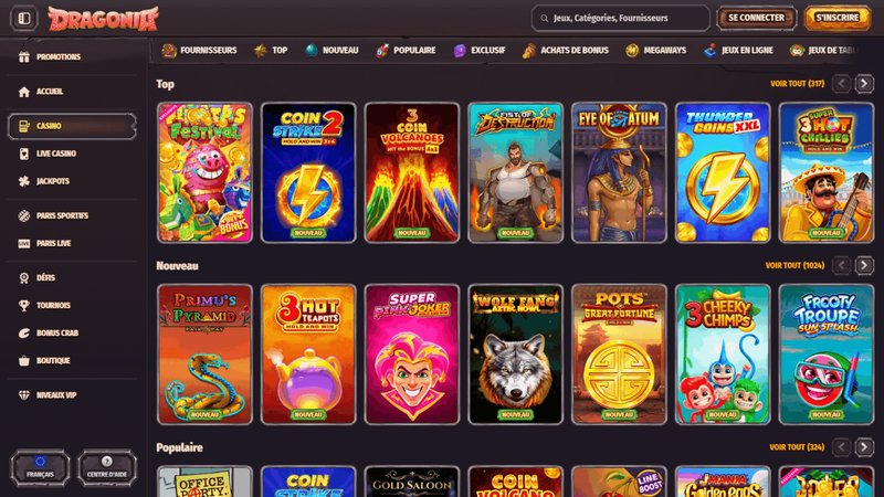 Meilleur dragonia casino no deposit bonus à France